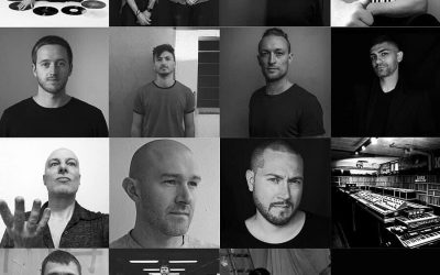 All the fab artists on the embark 11 compilation, Trapez Records