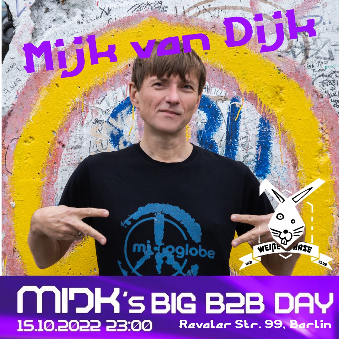 Tomorrow, Saturday, Oct.15th 2022, my #B2BDayRave at #derweißehase , nuff said …