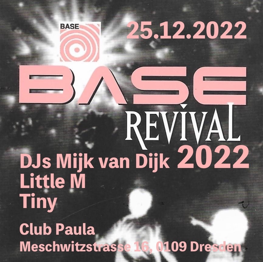 Zwei Mal werden wir noch wach, heissa, dann ist BASE Revival Tag! @clubpaula …