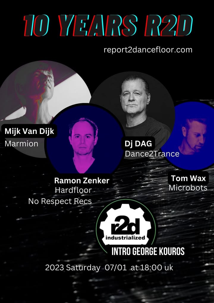 Tune in to Report2Dancefloor Radio now for their big 10-Year_Special, featuring …
