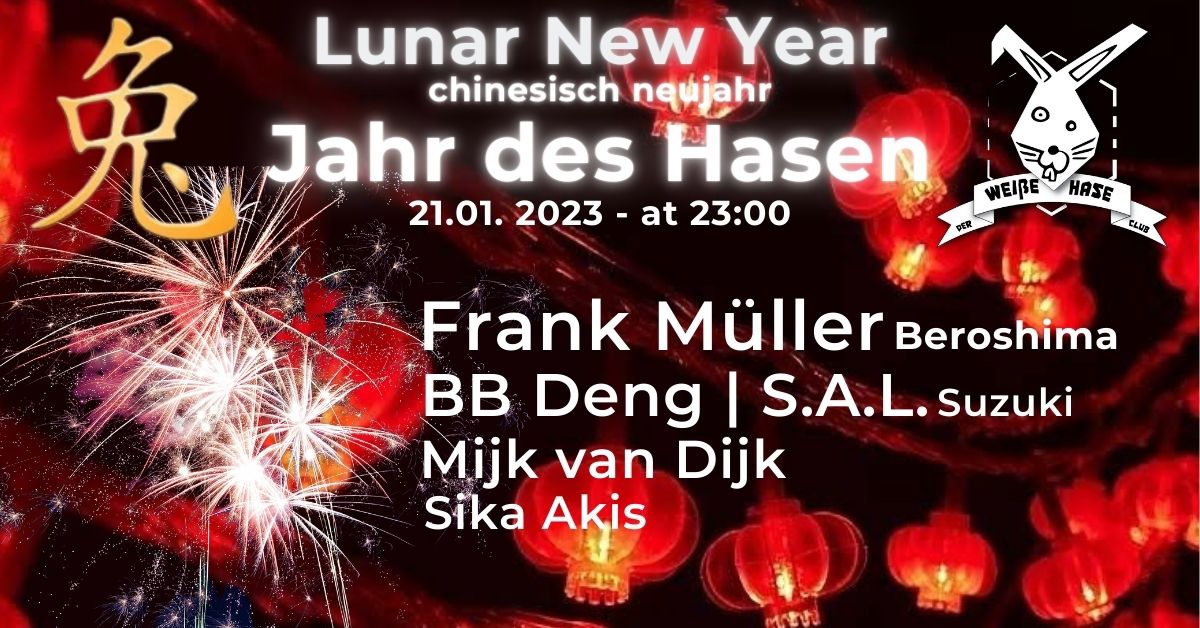 Where better to party into the Chinese #yearoftherabbit2023 than at Der Weiße …