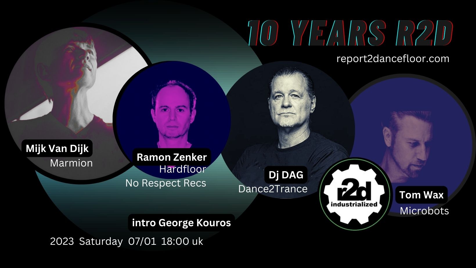 Coming up, Saturday 17:00 CET: 10 Years of @report2dancefloor_radio with …
