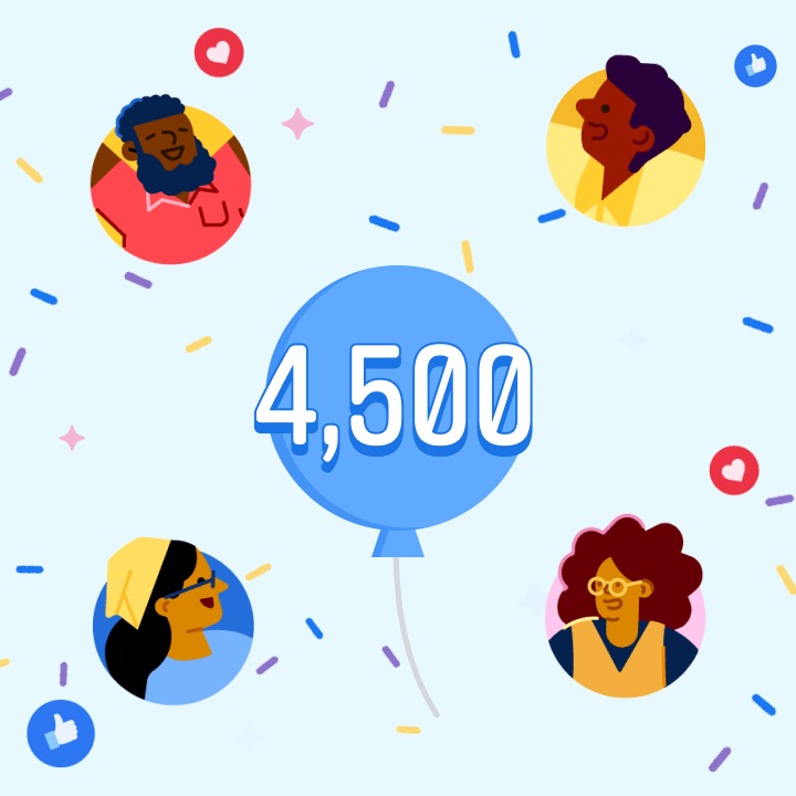 4.500 Follower! Thank UUUU all so very much. 🙏🤗🎉