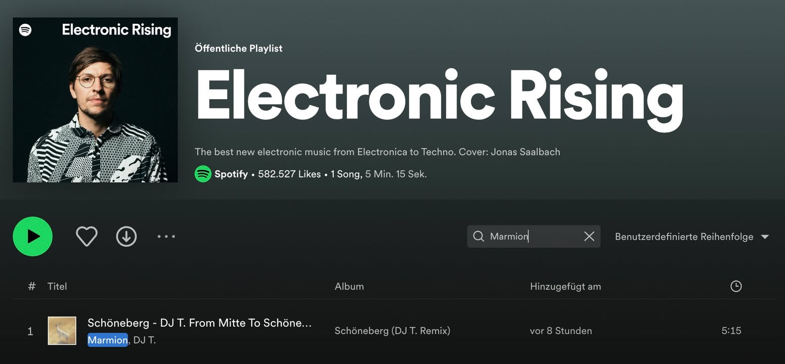 Why not listen today to the “Electronic Rising” Playlist on Spotify feat. DJ …