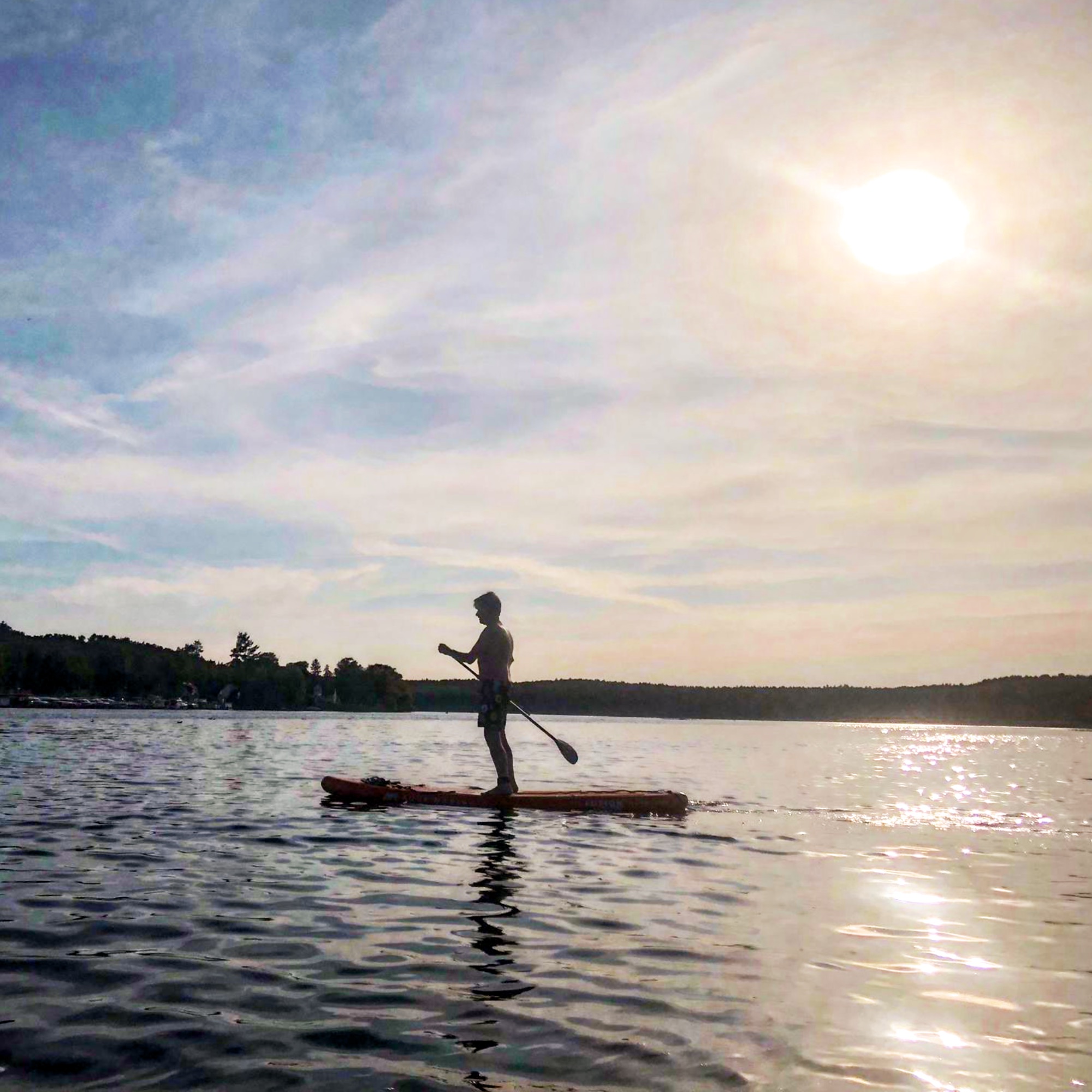 Angepaddelt – finally! First trip on my SUP this year!