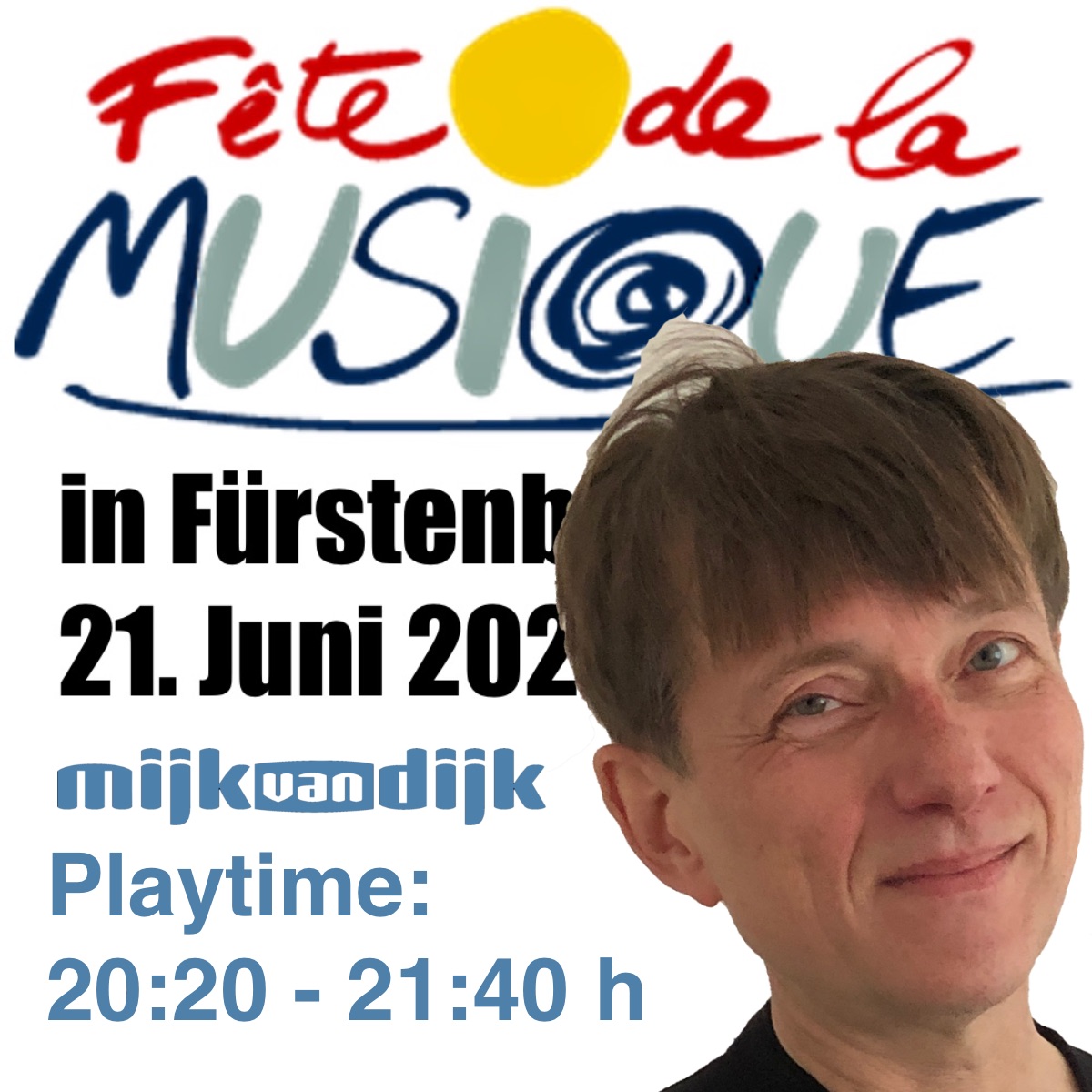 Catch me today at the Fête de la Musique in Fürstenberg on the DJ stage at …