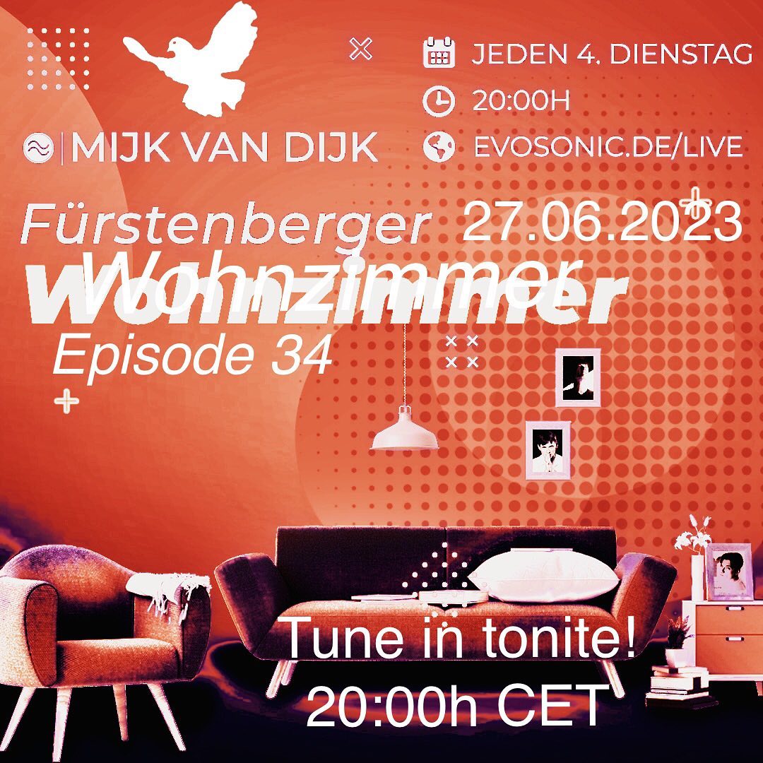 Tonite tonite, episode 34 of my #evosonicradio #liveshow Fürstenberger …