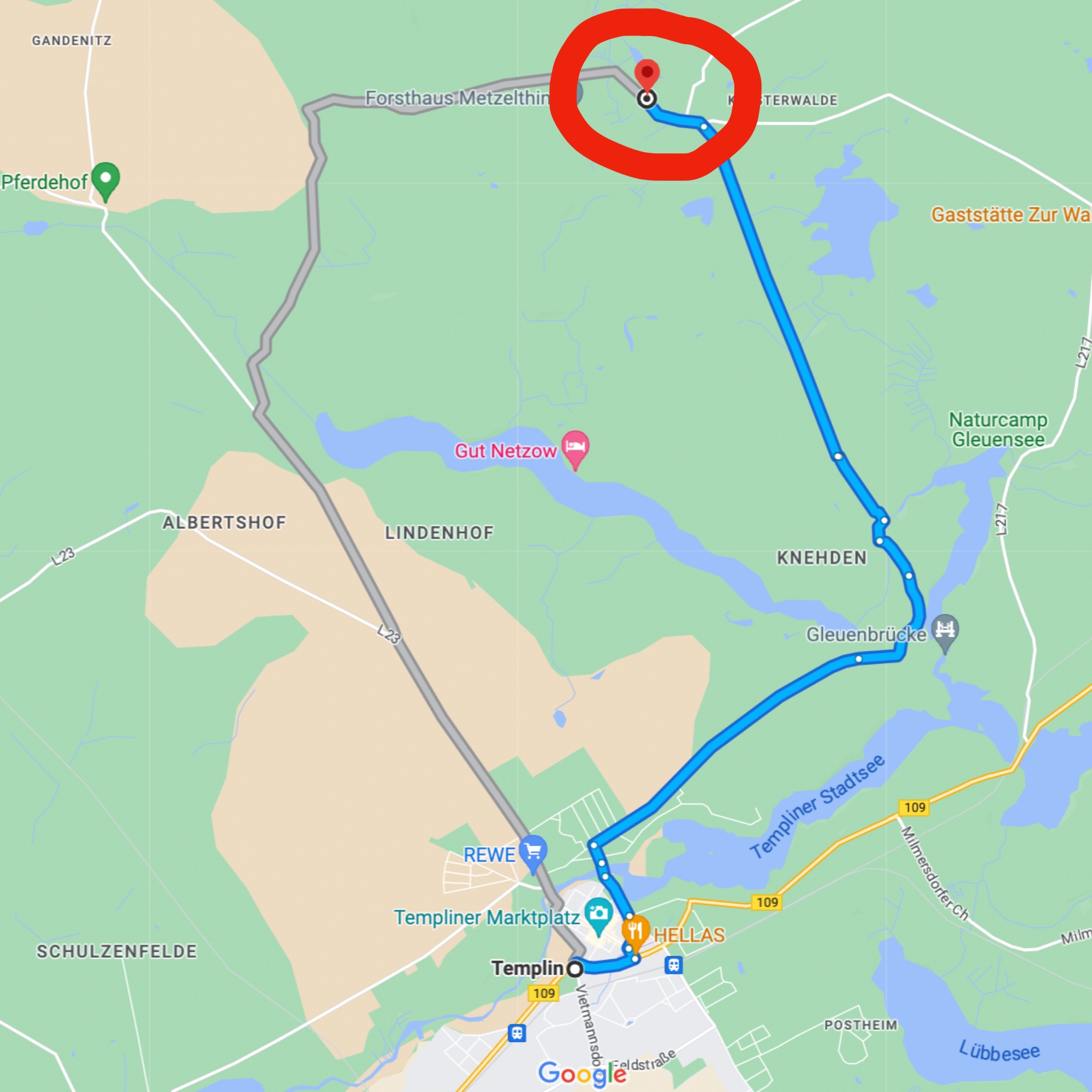 Tonight, I play at a nice little Open air in Metzelthin near Templin/Uckermark …