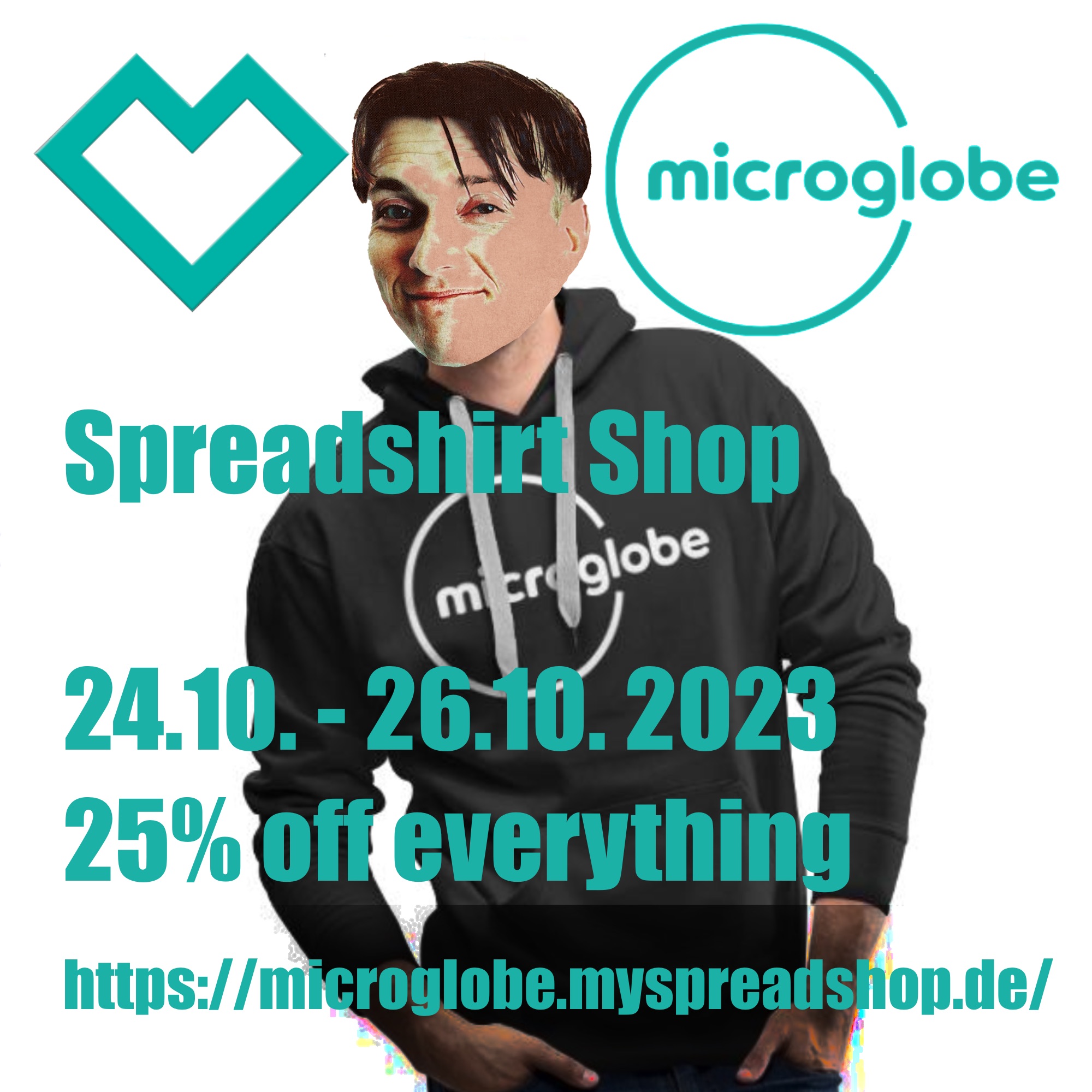 While it’s Merch-October with 25% off on everything in the microglobe merchshop …