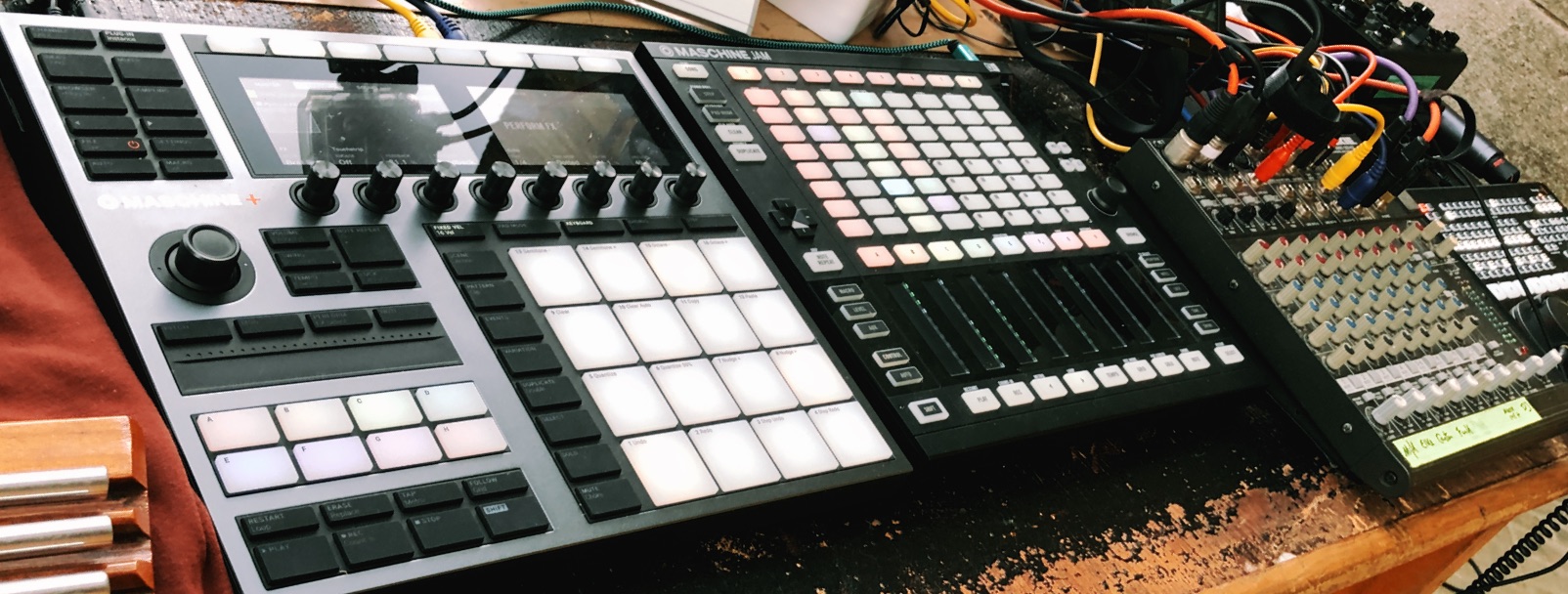 I used this setup to play live Ambient with other musicians in my project …