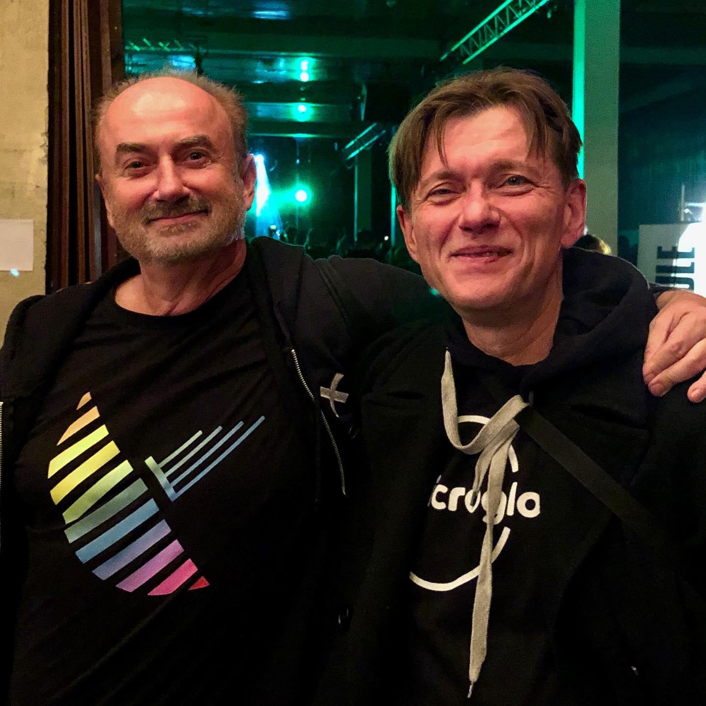 So nice to meet Olaf Zimmermann (Elektrobeats) at Glass Danse Festival at Astra!