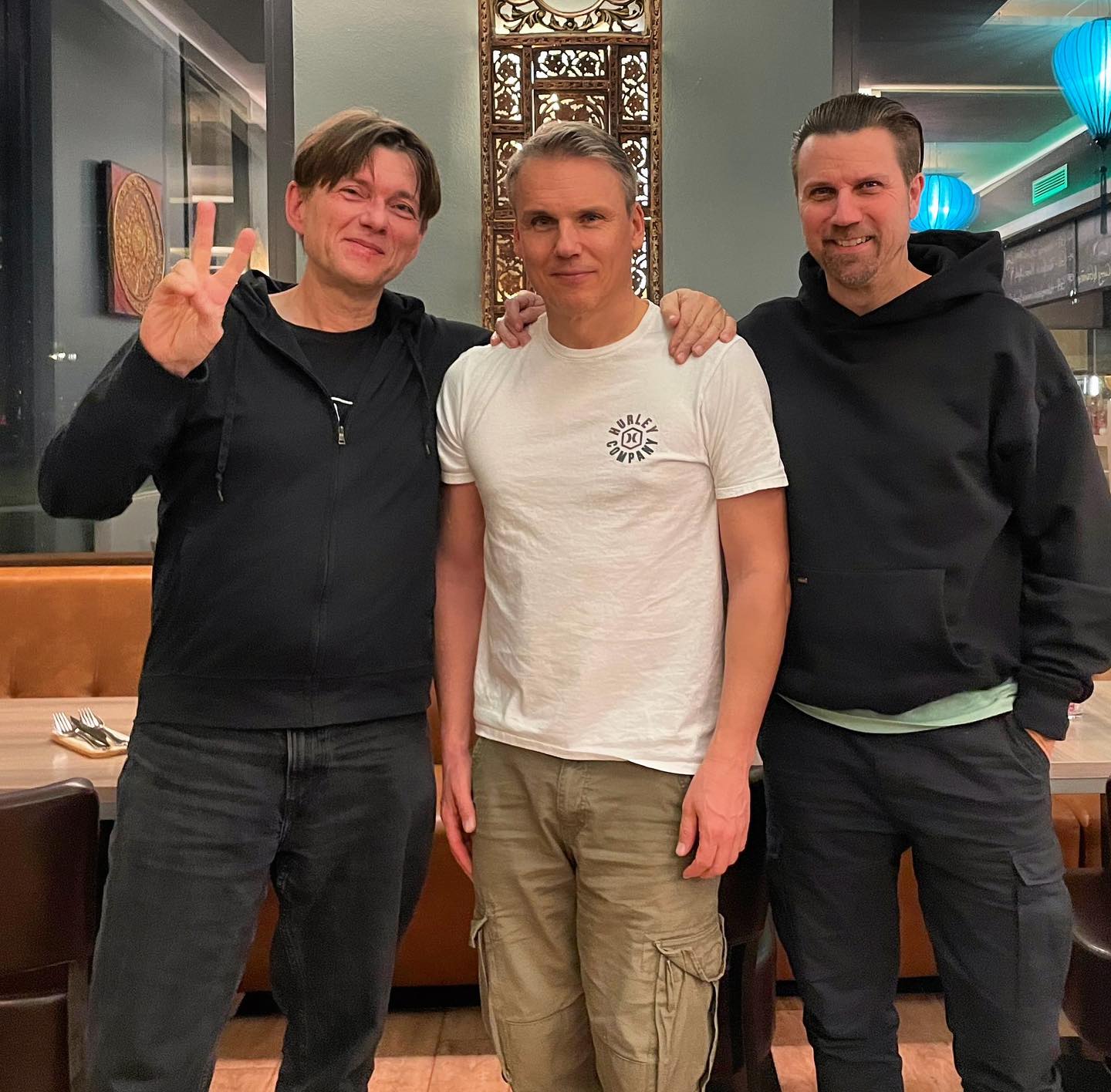 I’m making music with @tomwaxofficial so why ask @kai_tracid to have dinner …