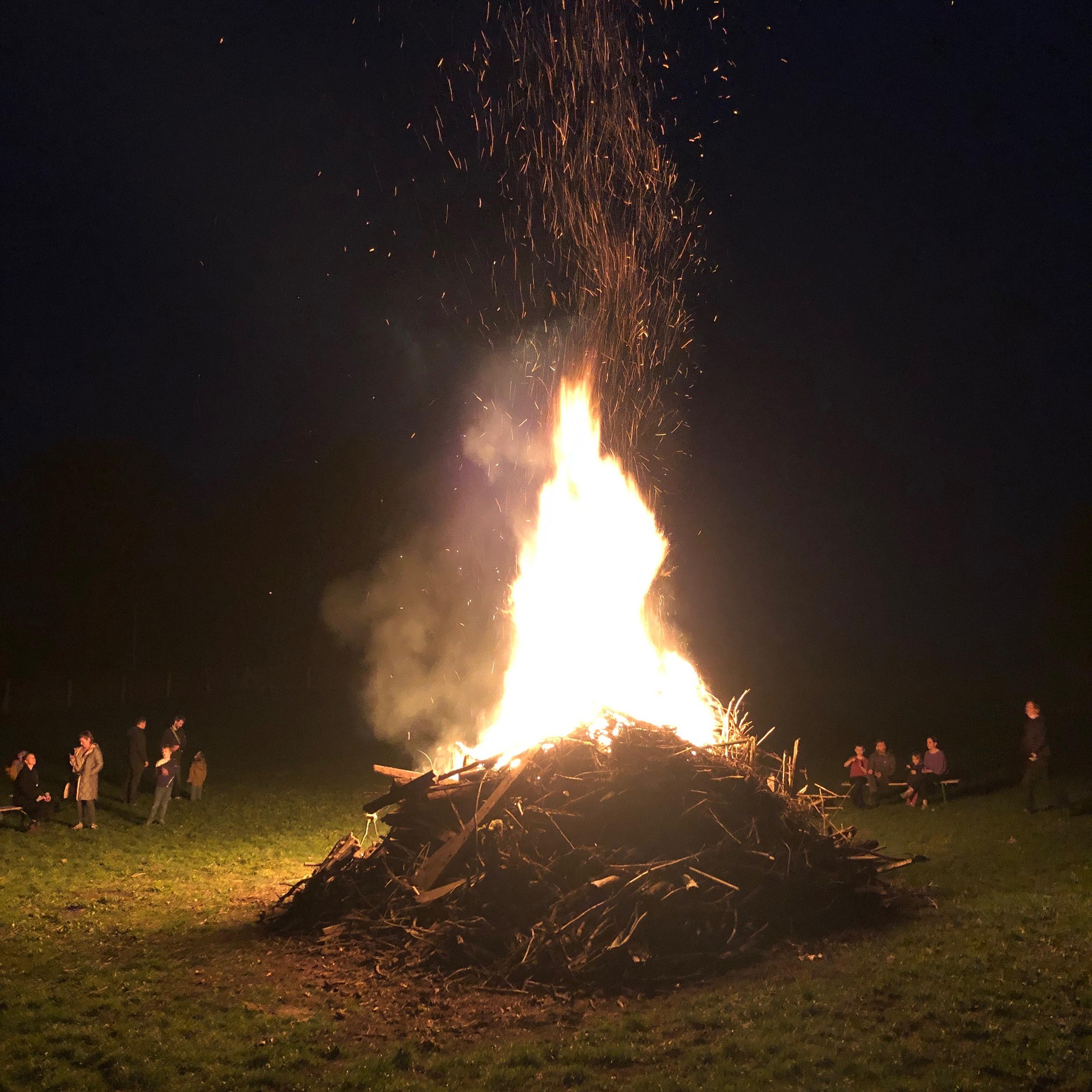 Easter Bonfire at Gut Boltenhof! #easterbonfire🔥