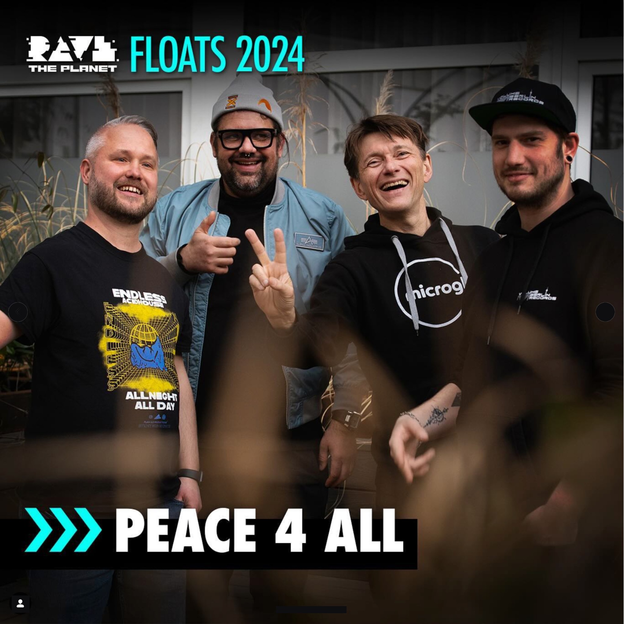Now it can be told: once again we will take Peace, Love & Techno to the streets …