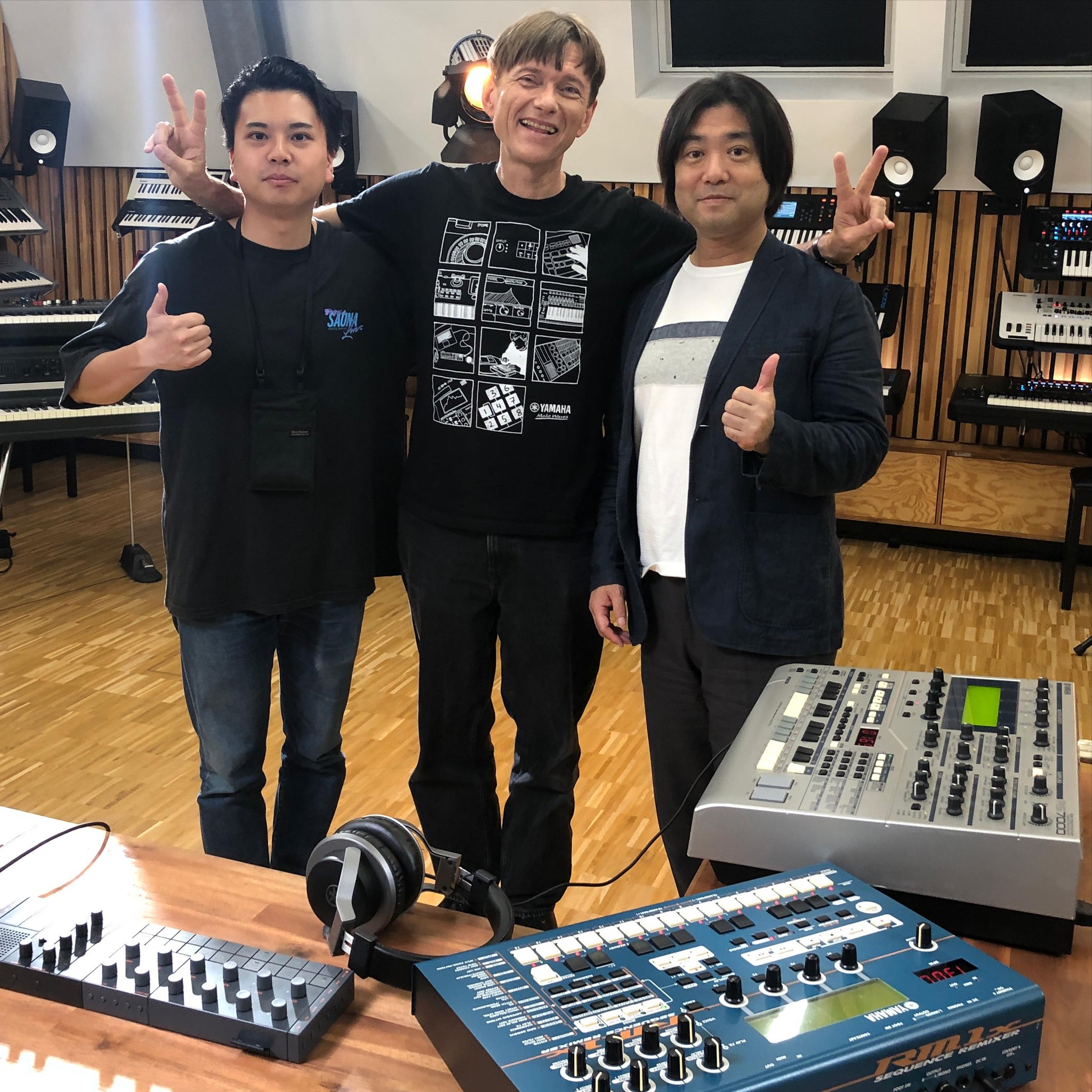 Hello from yamaha synth space berlin at @house_of_music_berlin where I recorded …