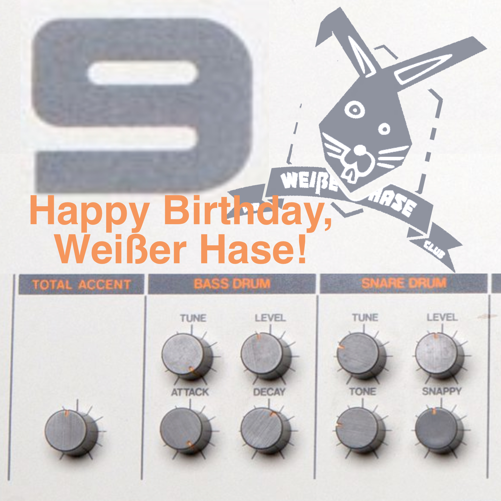 Happy 9th Birthday Der Weiße Hase!
