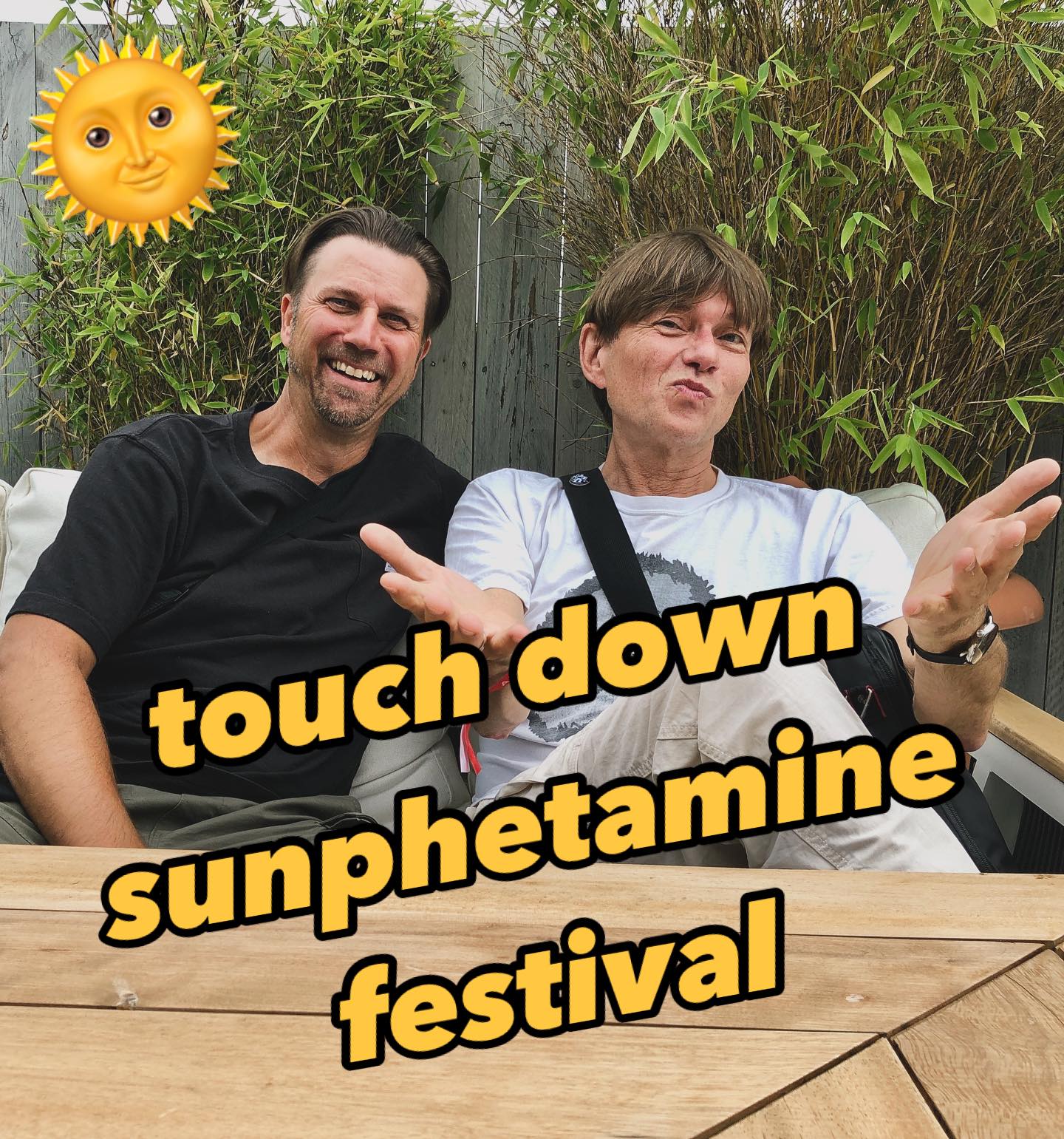 touchdown sunphetamine Festival Hannover with @tomwaxofficial, gleich bin ich …
