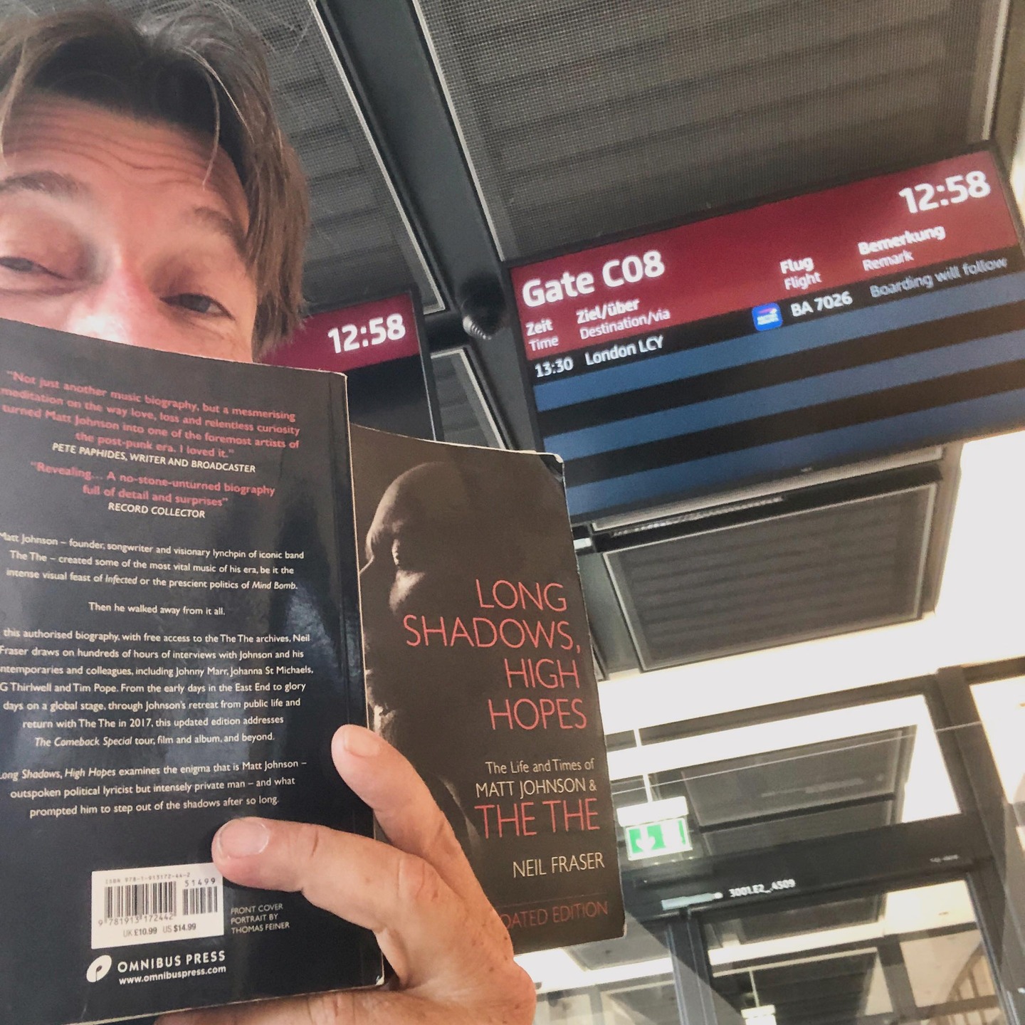 Off to England with some essential reading for the flight! My first time since …