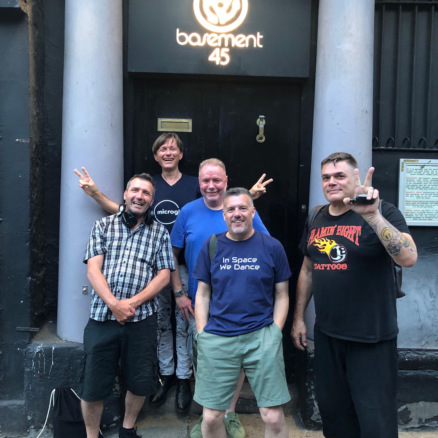 Getting ready to play at Basement 45 in Bristol with @djbabydoc @dentistjonthe …