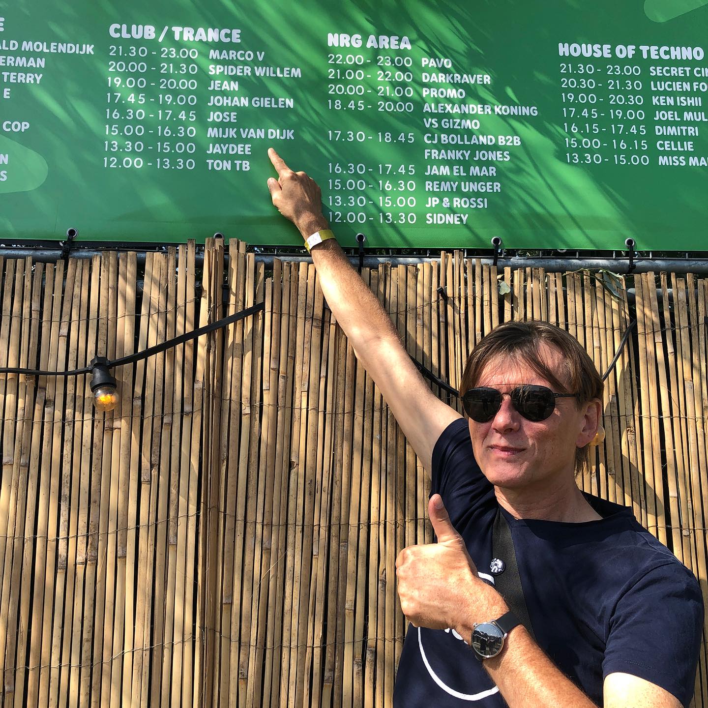 Half an hour to go before my set at @wooferland_festival , sound is nice …