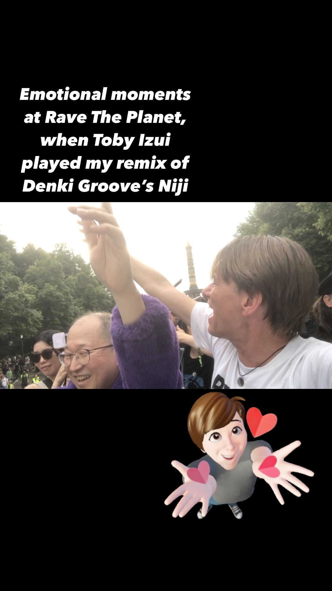 Emotional moments at @ravetheplanet parade Berlin last Saturday, when …