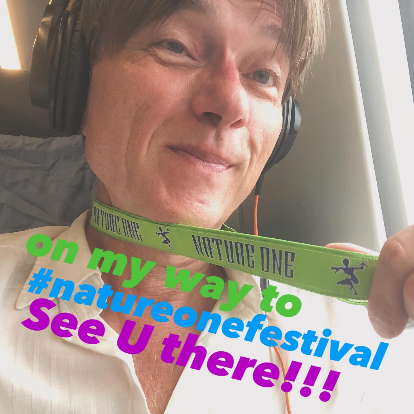 On my way to @natureonefestival with @dbpersonenverkehr , late but relaxed!