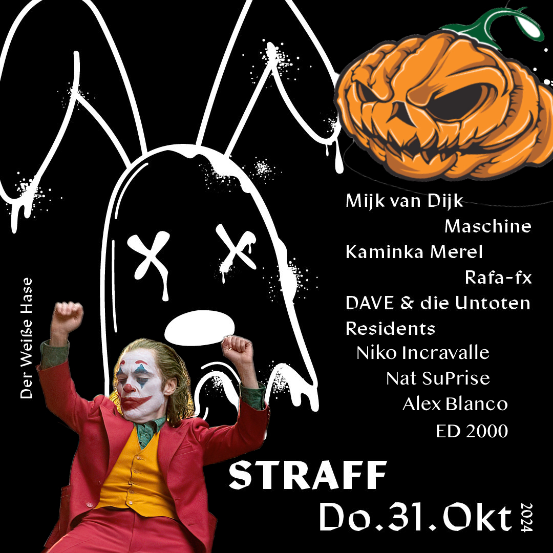 HEUTE NACHT: Straff zu Halloween @ Der Weiße Hase Berlin