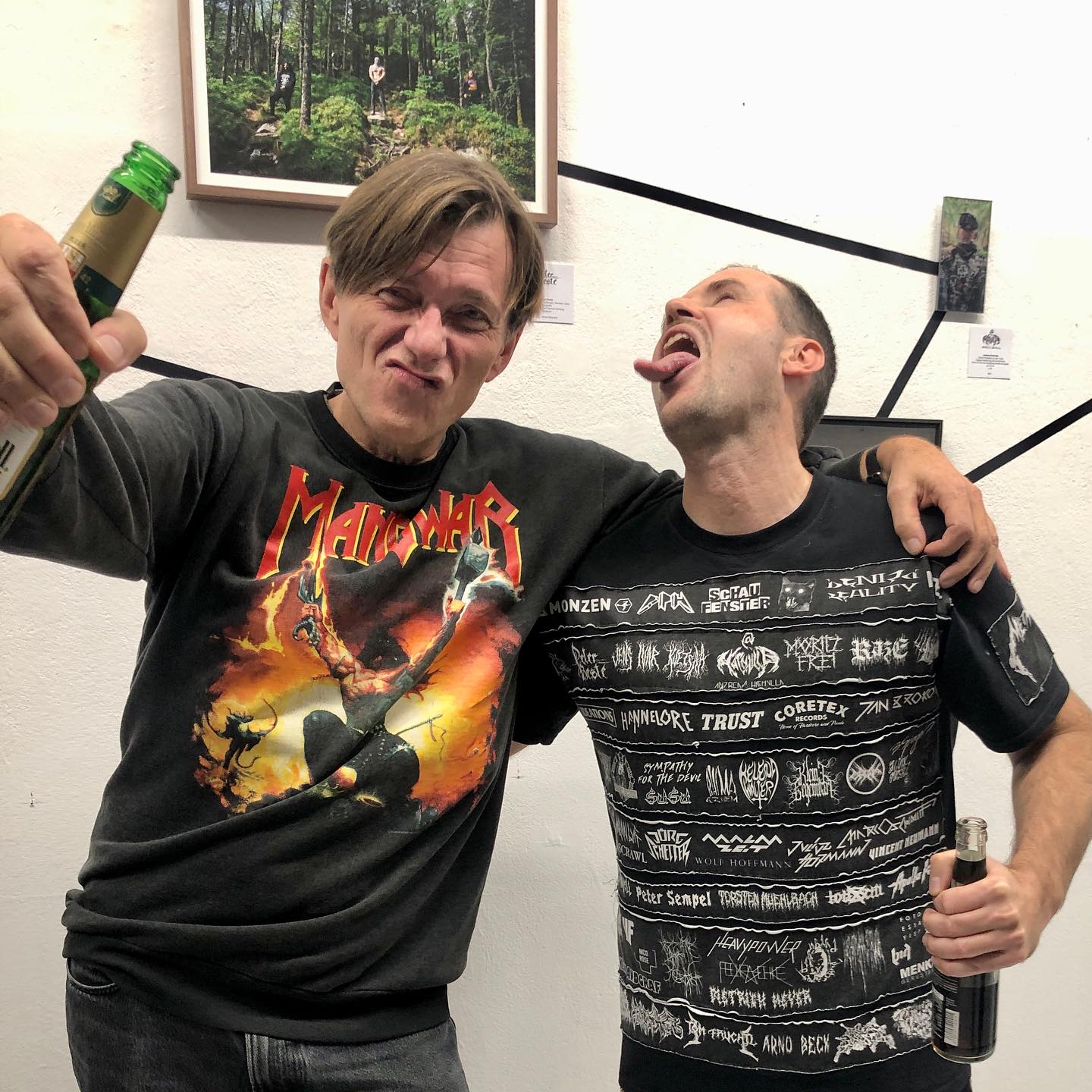 Hard n heavy fun at the Metalmoroh Exhibitioncurated by my man (and microglobe …