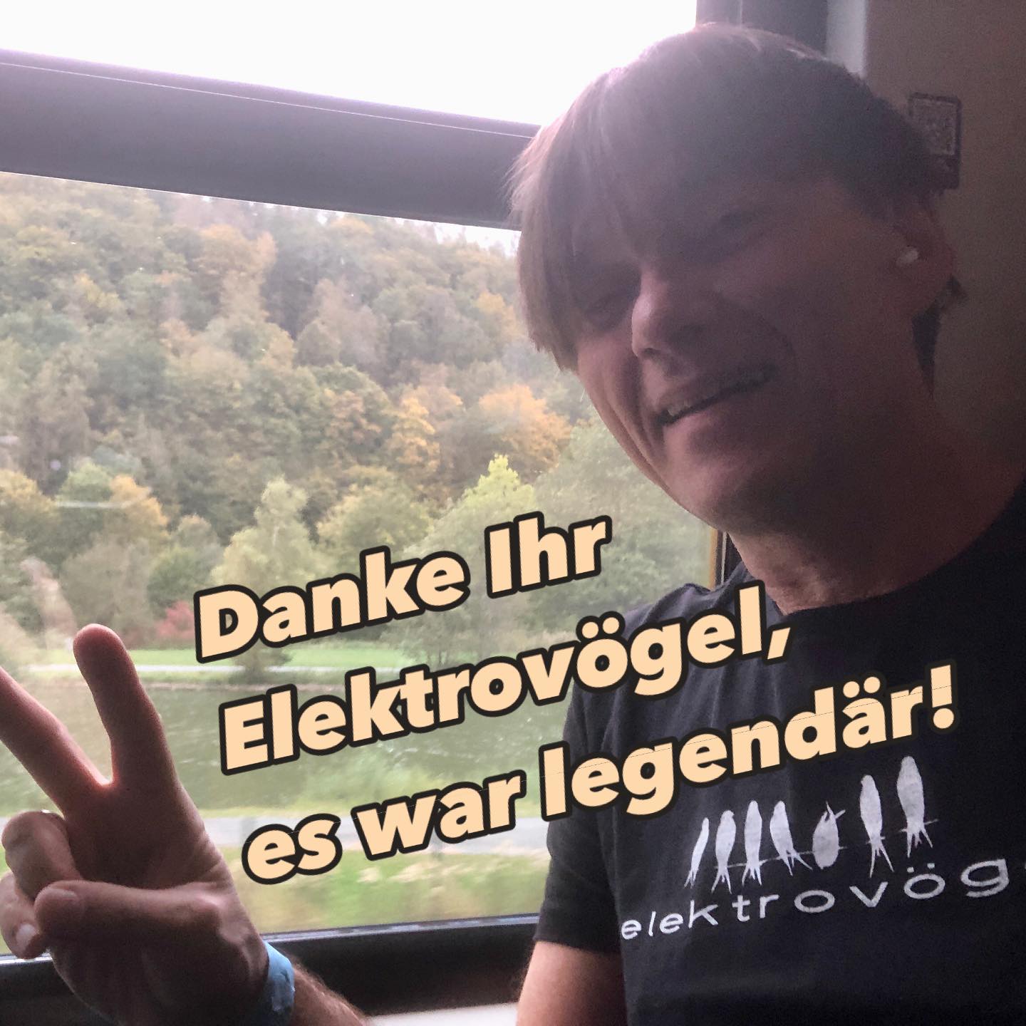 On my way back to the Big B! Danke an alle @elektrovoegel aus Bayreuth und …