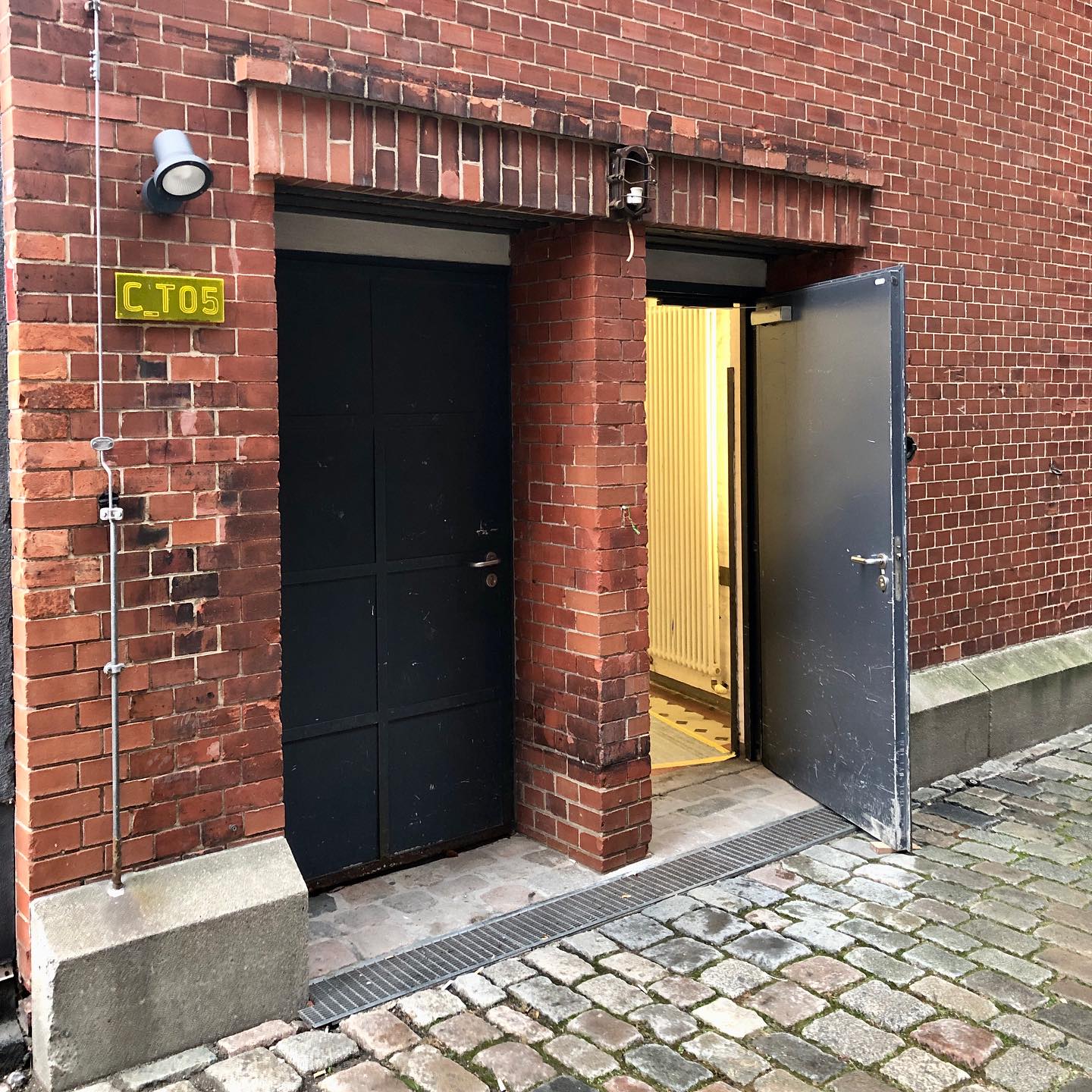Where does this open door lead to?