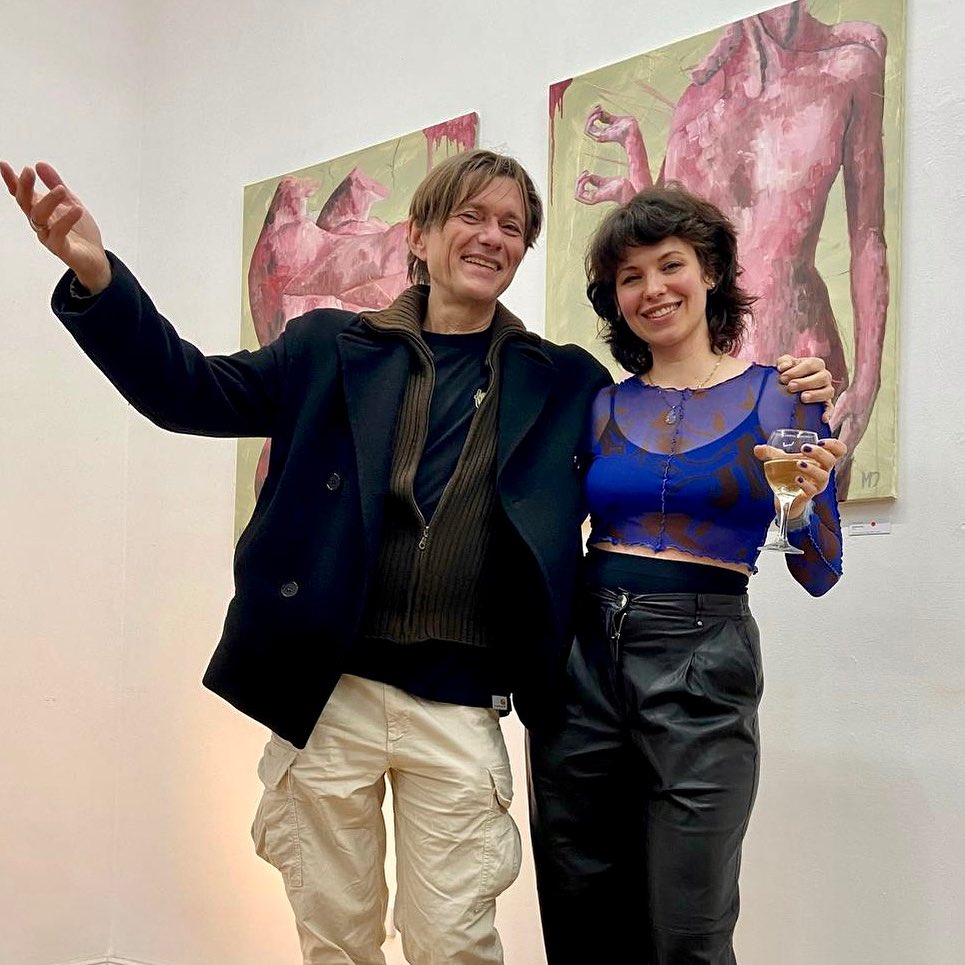 Thank you @maya.schenk for the invitation to your wonderful art exhibition at …