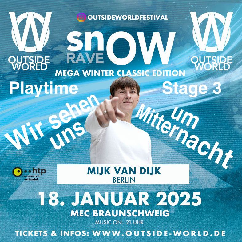 Heute beim @outsideworldfestival Snow Rave in Braunschweig.