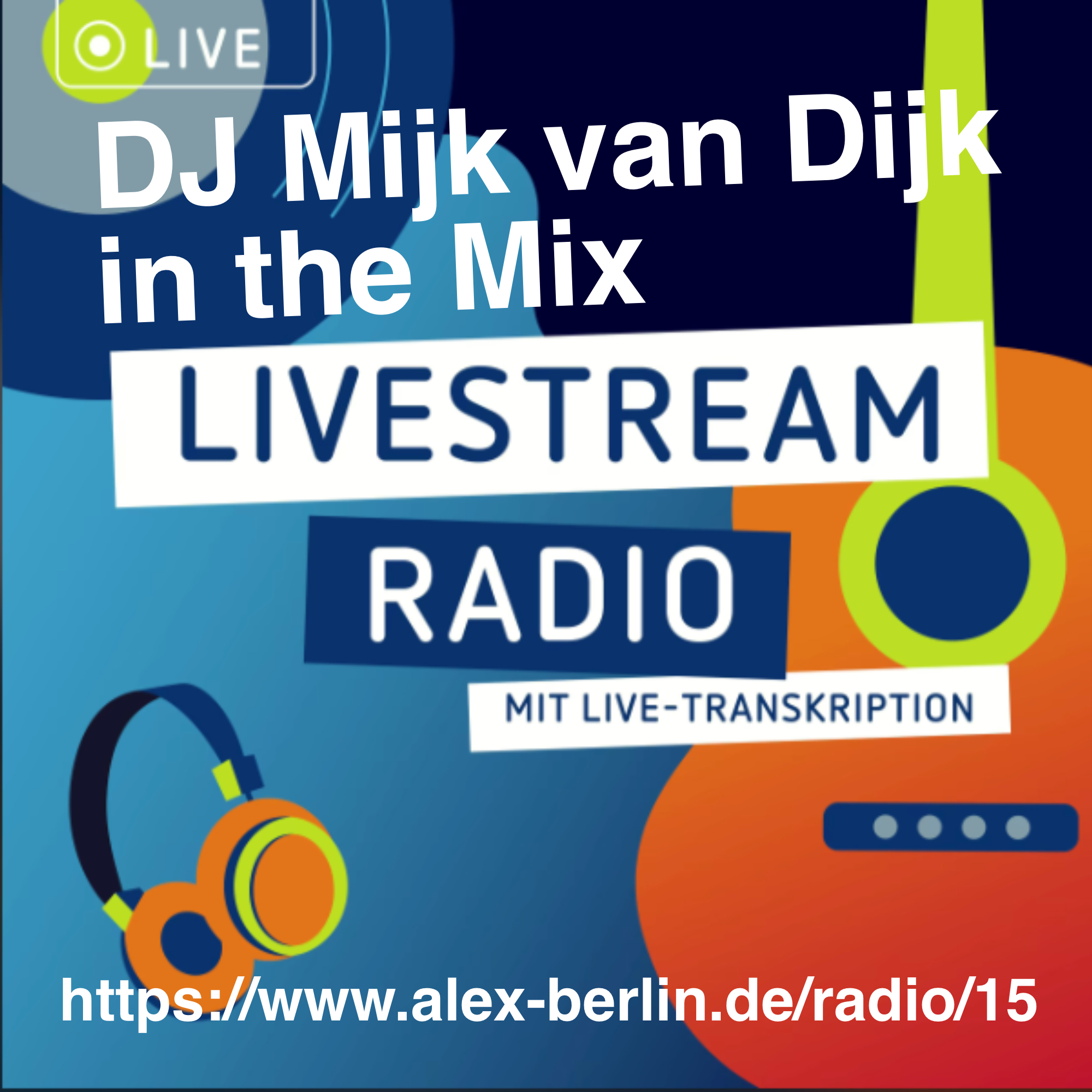 Now starting my 3 hours of Mijk music in the mix on Alex Radio.