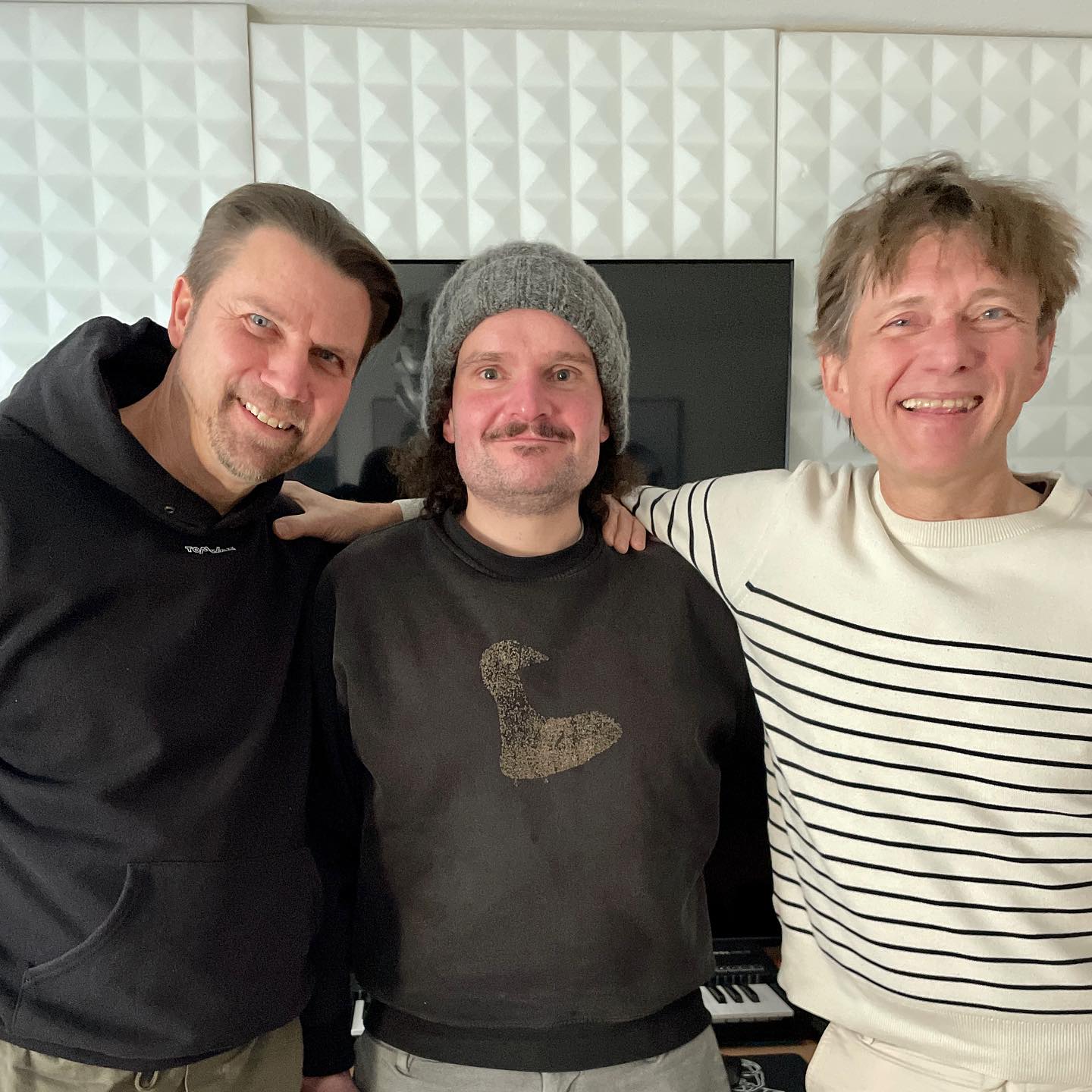 Finally met @ricopuestel at @tomwaxofficial studio.