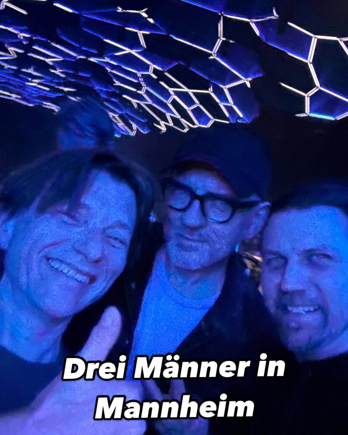 Drei Männer in Mannheim.