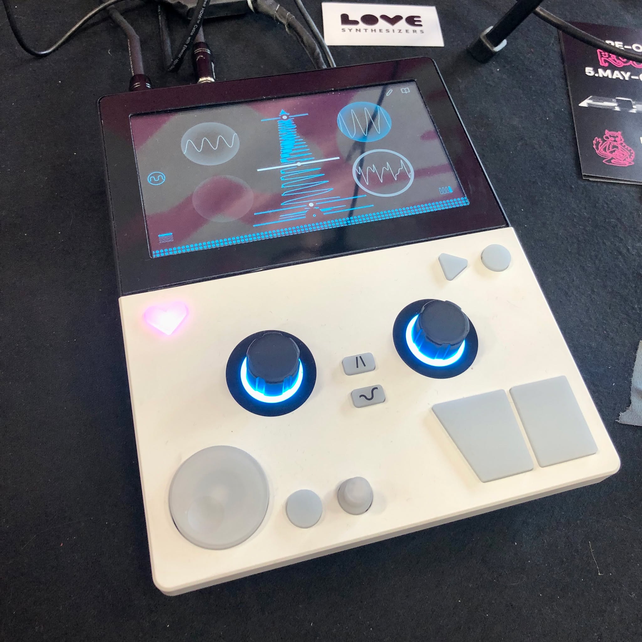 BIG LOVE for @lovesynthesizers’ 4OP-FM Synth First Love shown at …