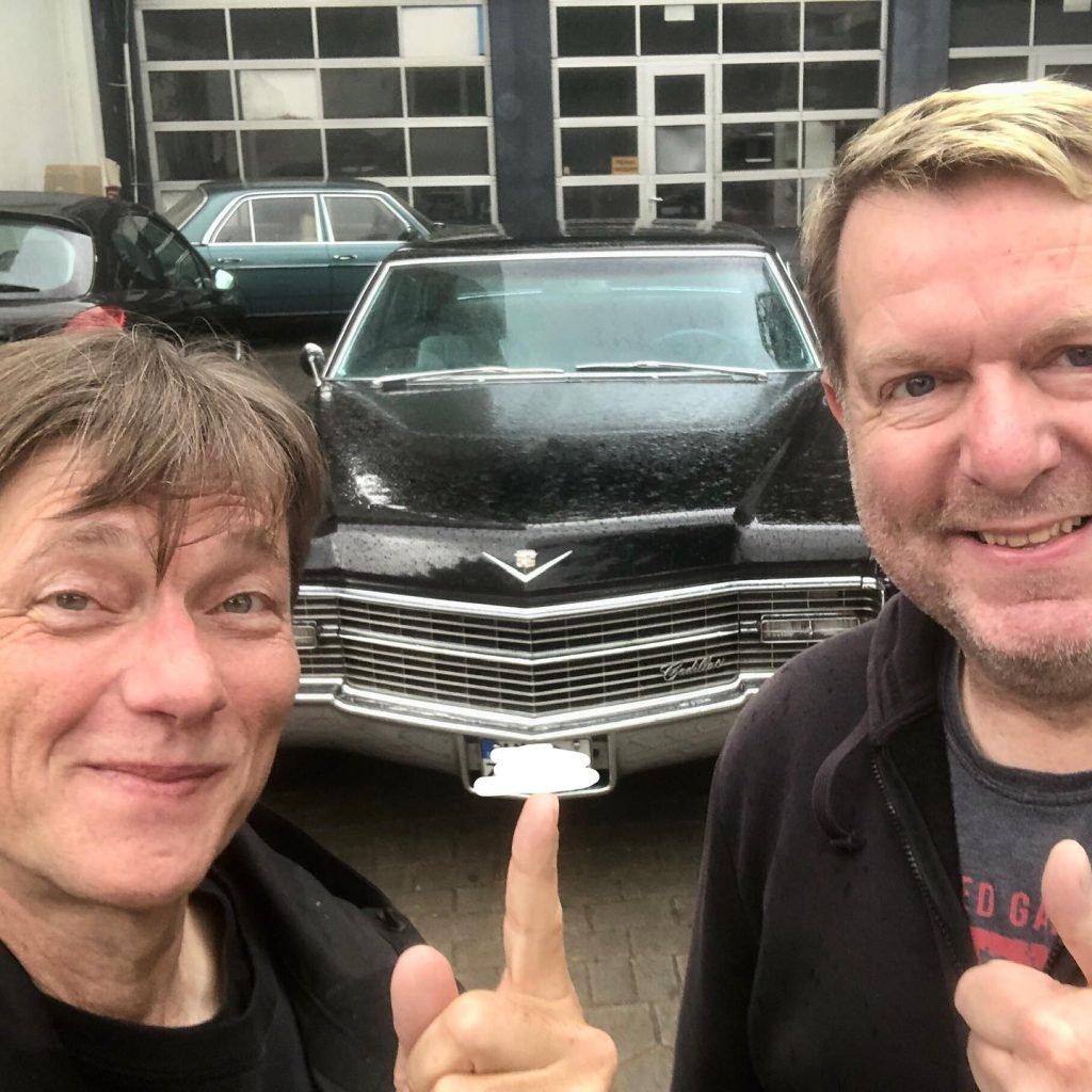 Driven by passion - and @sevencarstens black and long Cadillac Sedan de Ville …