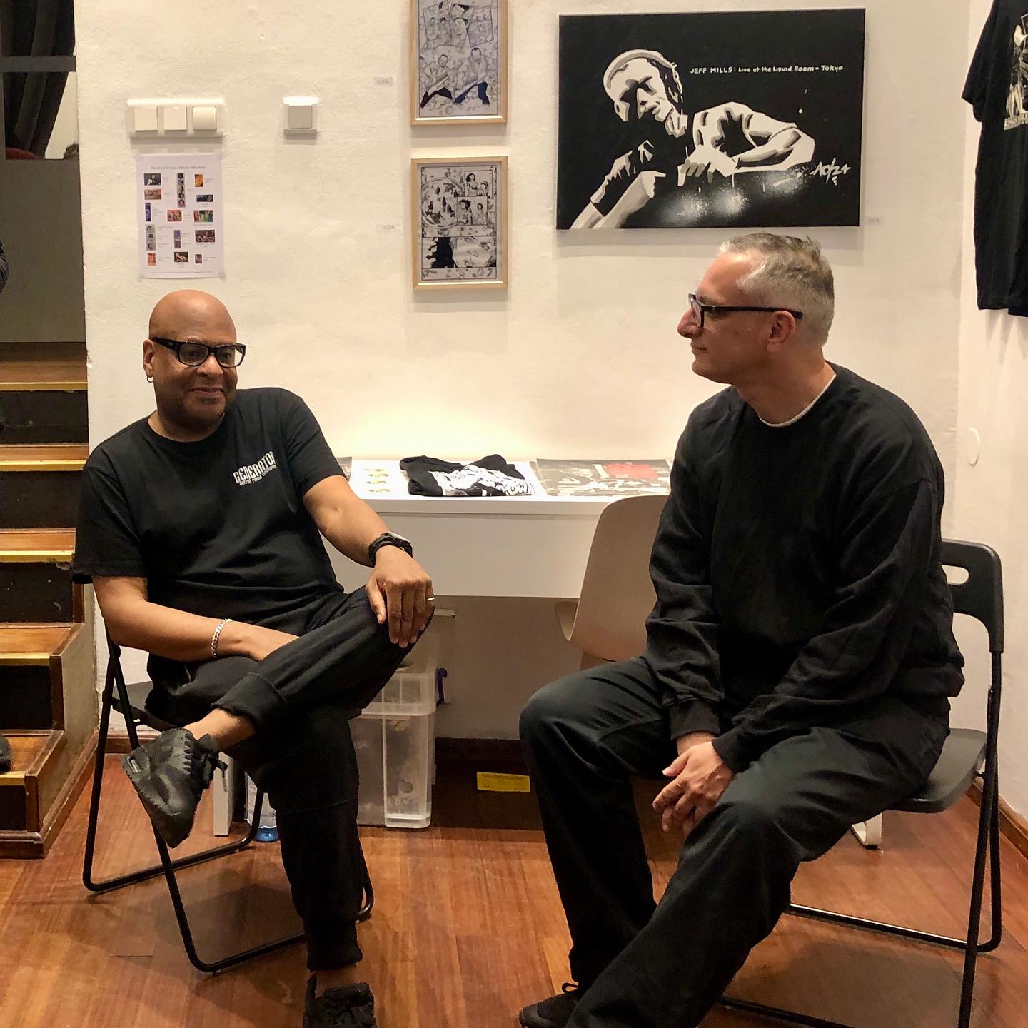 Amazing night out at @gh36.berlin Gallery, Detroit legend Alan Oldham showing …