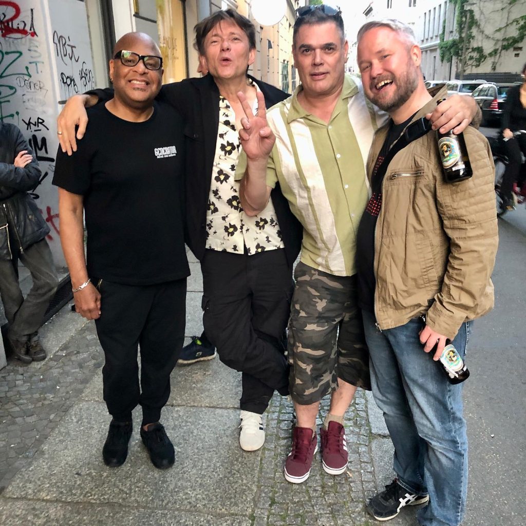 Amazing night out at @gh36.berlin Gallery, Detroit legend Alan Oldham showing …