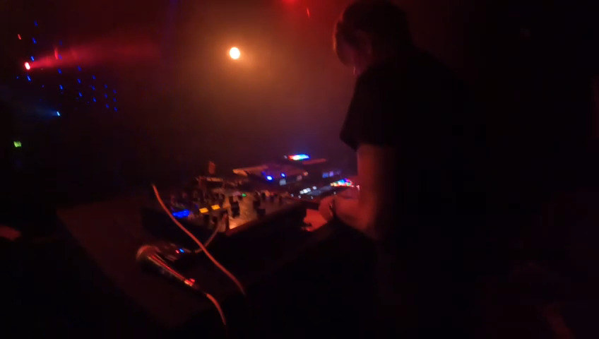 About last night at @der_weisse_hase_berlin: Baby Doc captured me playing …
