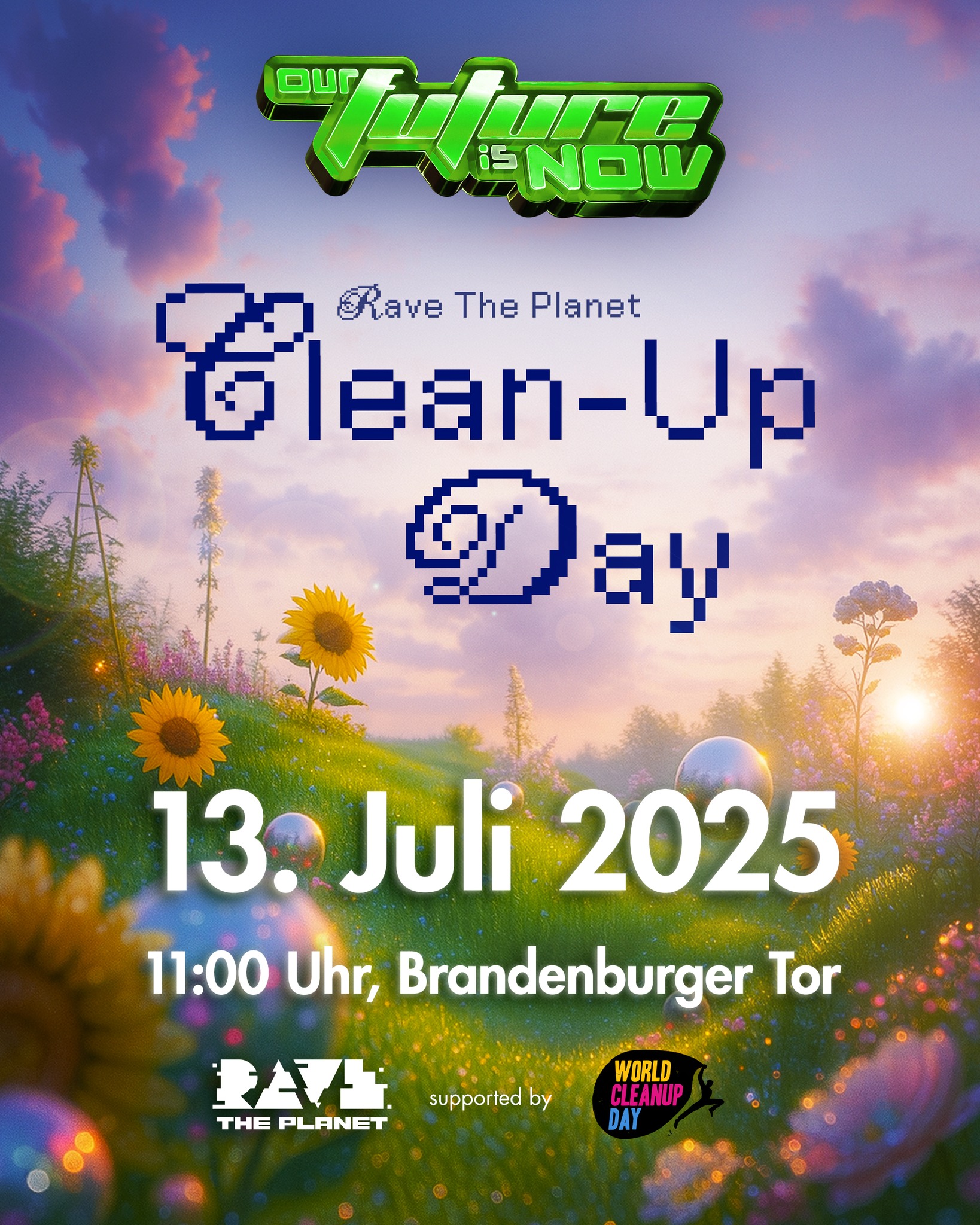 Wat mut dat mut! Clean-Up-Day am Sonntag nach der @ravetheplanet Parade..
