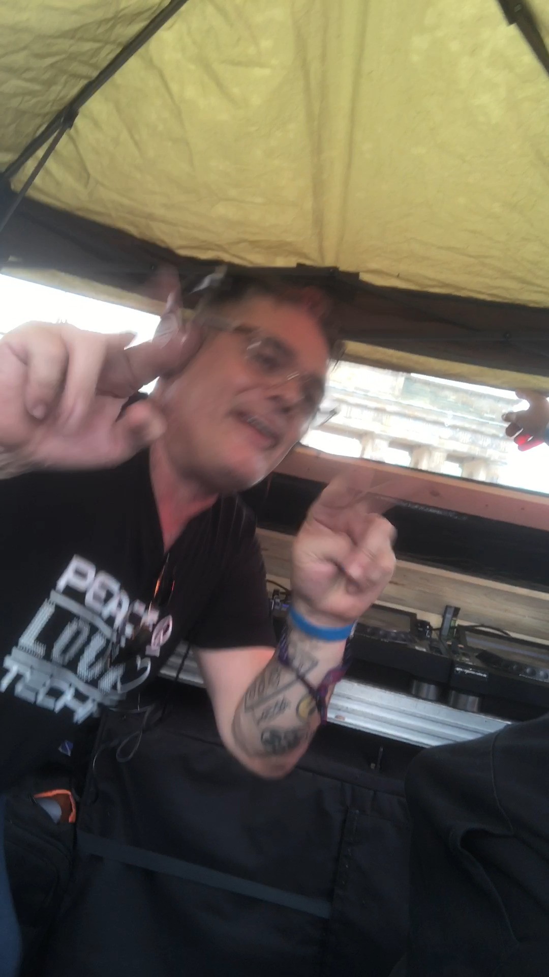 Baby Doc is seriously rocking his @ravetheplanet set on our …