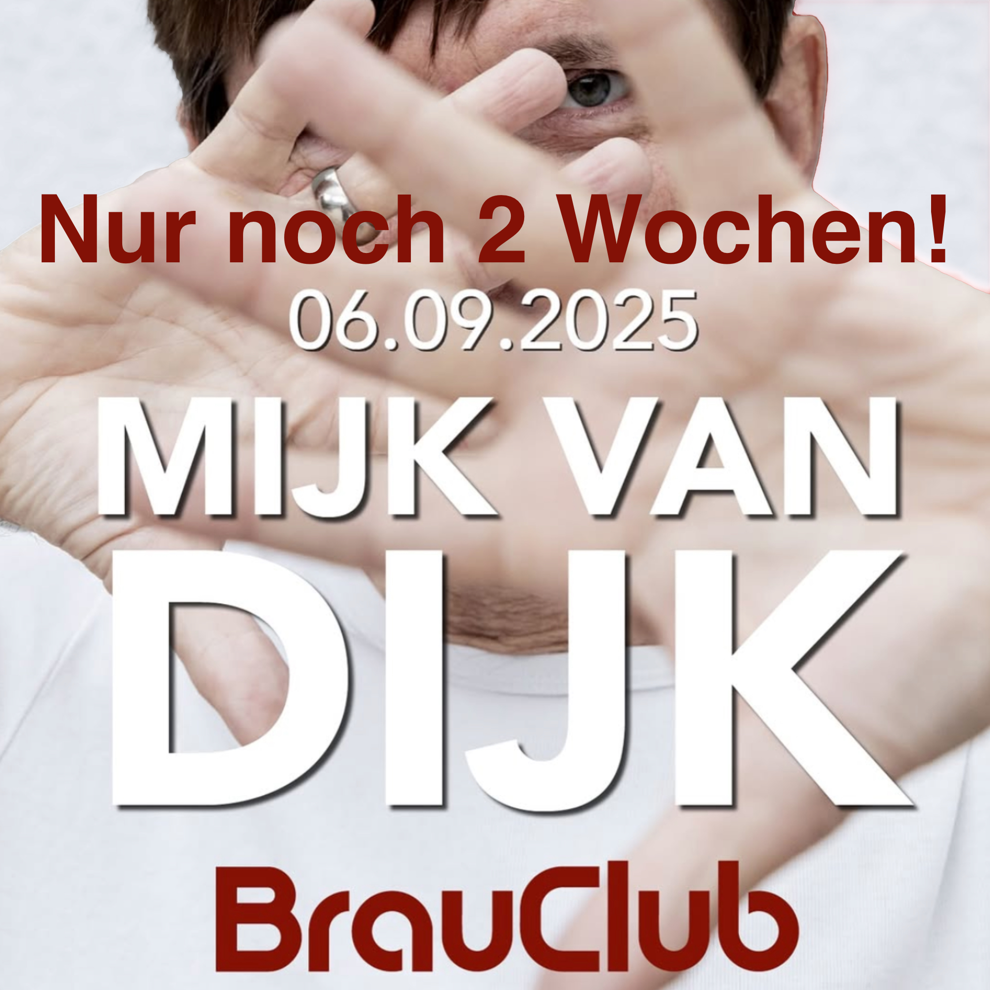 In 2 Wochen!!! @mijk_van_dijk am 6. September im Brauclub Chemnitz!!!