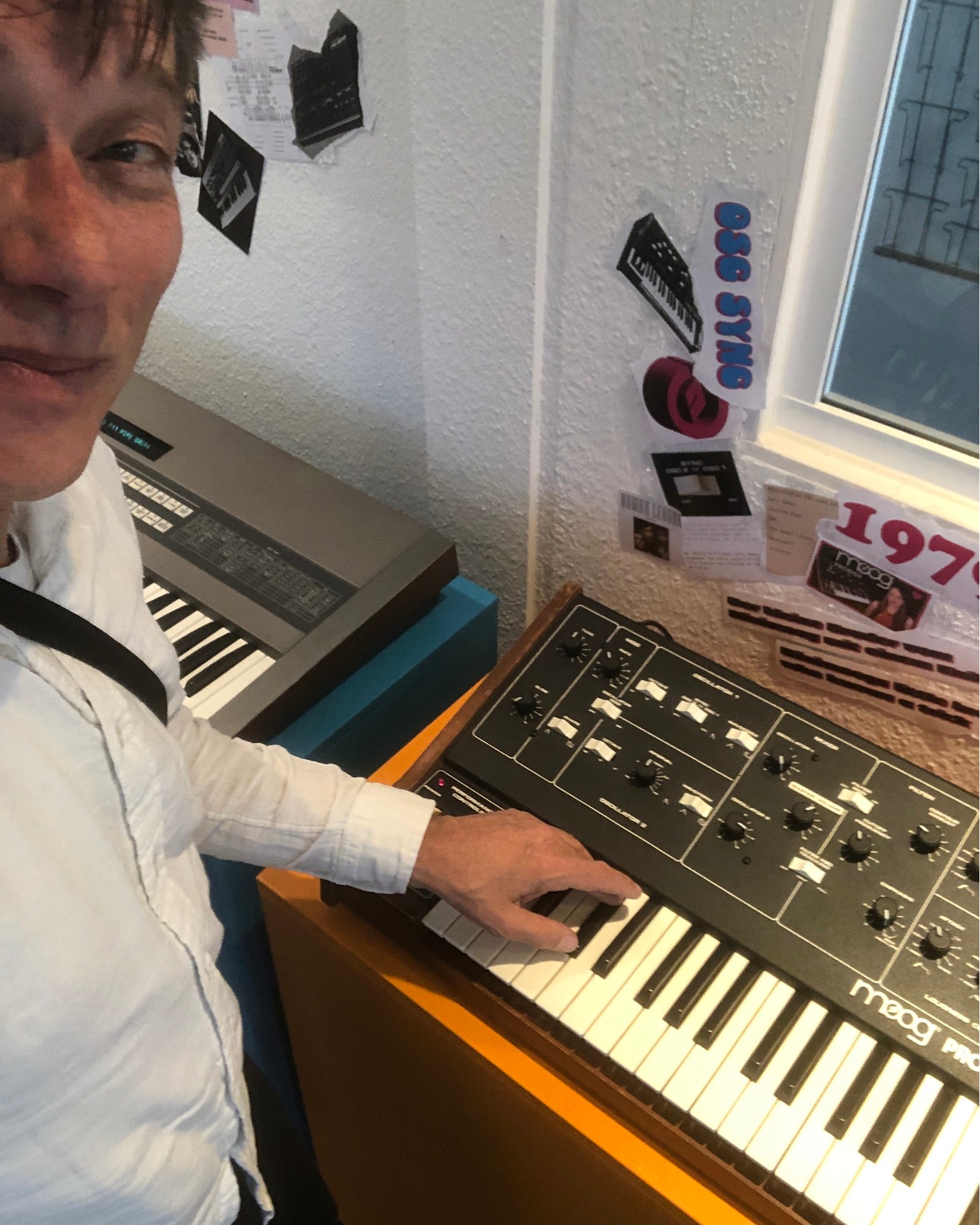 Recently at the @synthmuseumberlin: me and my first synthesizer, the Moog …