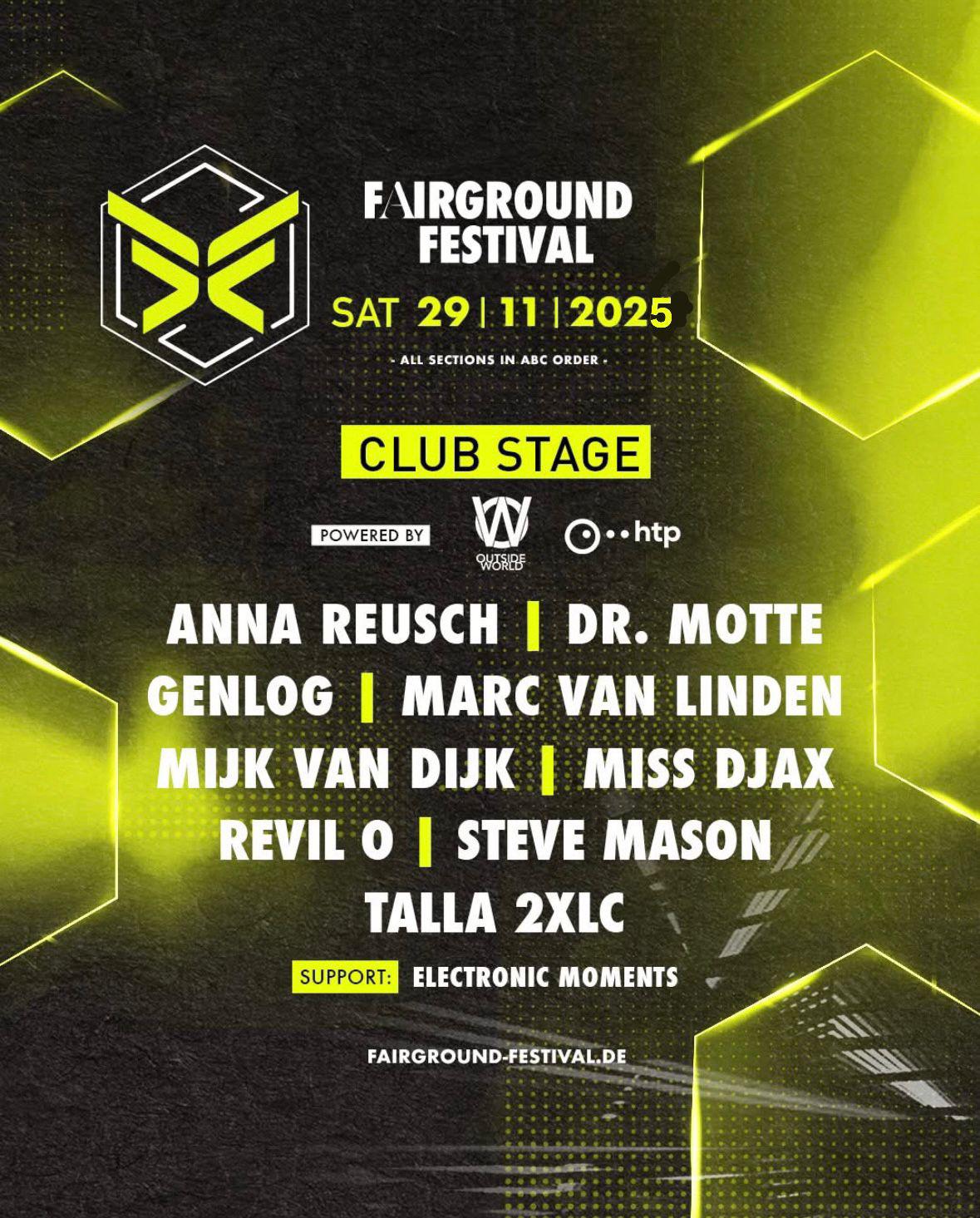 Tonite tonite!!! I’ll play at Fairground.Festival in Hannover on the Outside …