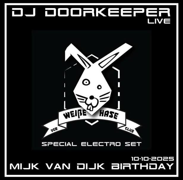 @djdoorkeeper  uploaded his brilliant raw Electro Mix from my Birthday Party …