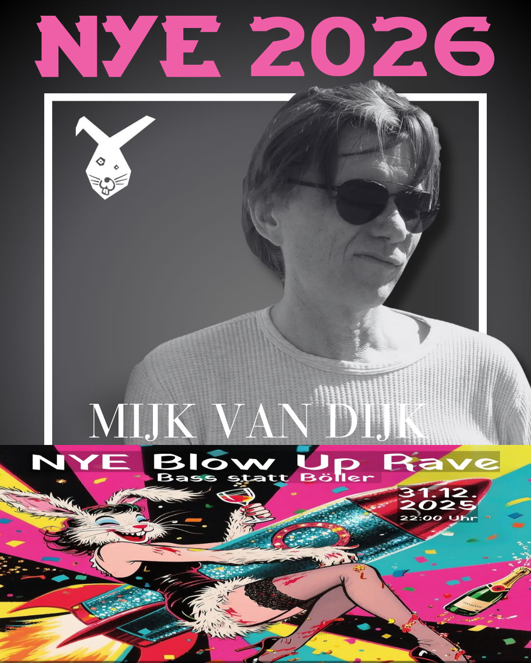 It’s NYE! Let’s rave into 2026 at our beloved @@der_weisse_hase_berlin!