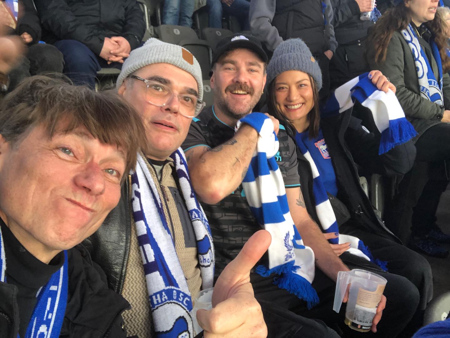 Lost the match but made new friends!