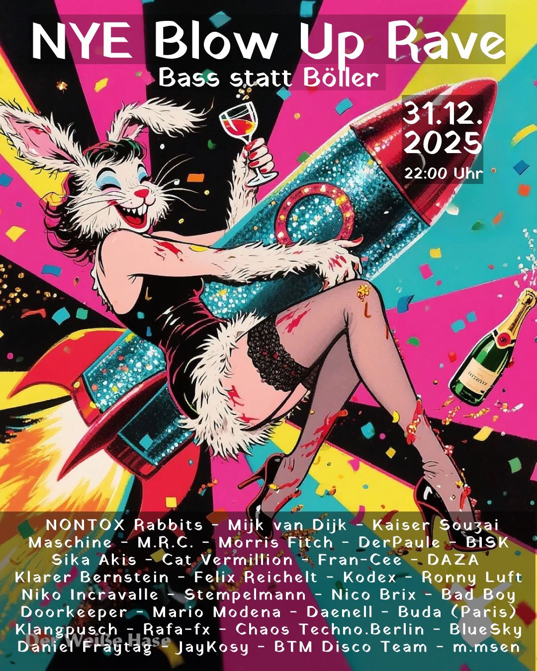 Nach dem Fest ist vor dem Fest: anschnallen für Silvester, da geht’s wild ab …