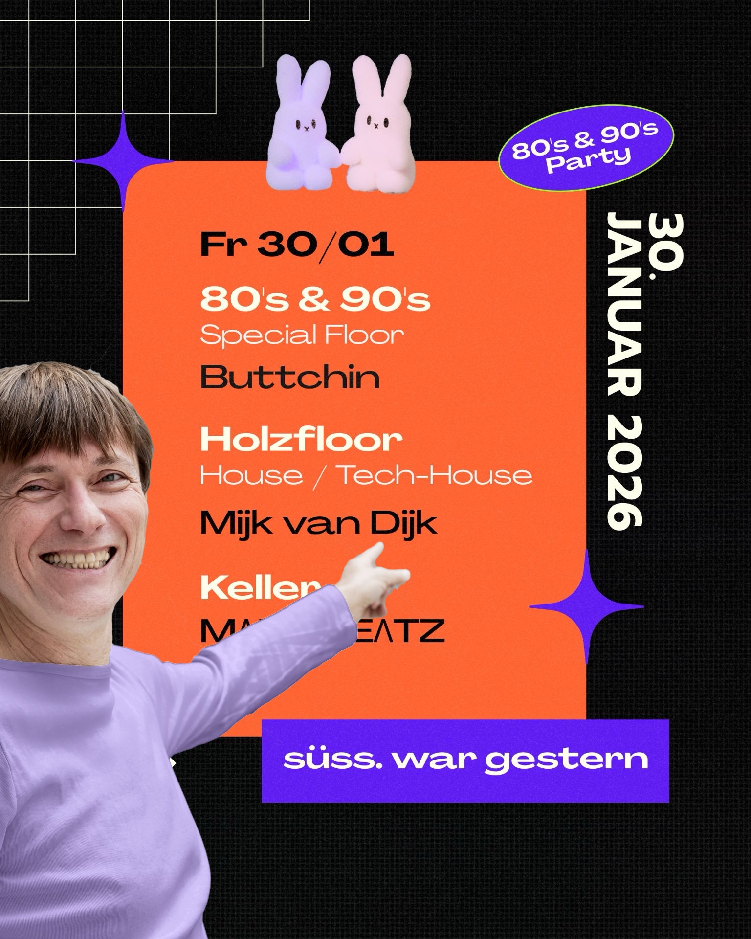 Tomorrow: loooong DJ-set at @suess.wargestern. Starting at 23:00h, I’ll be …